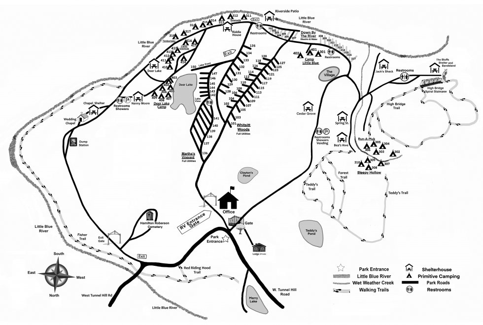 Park Map - Sycamore Springs Park