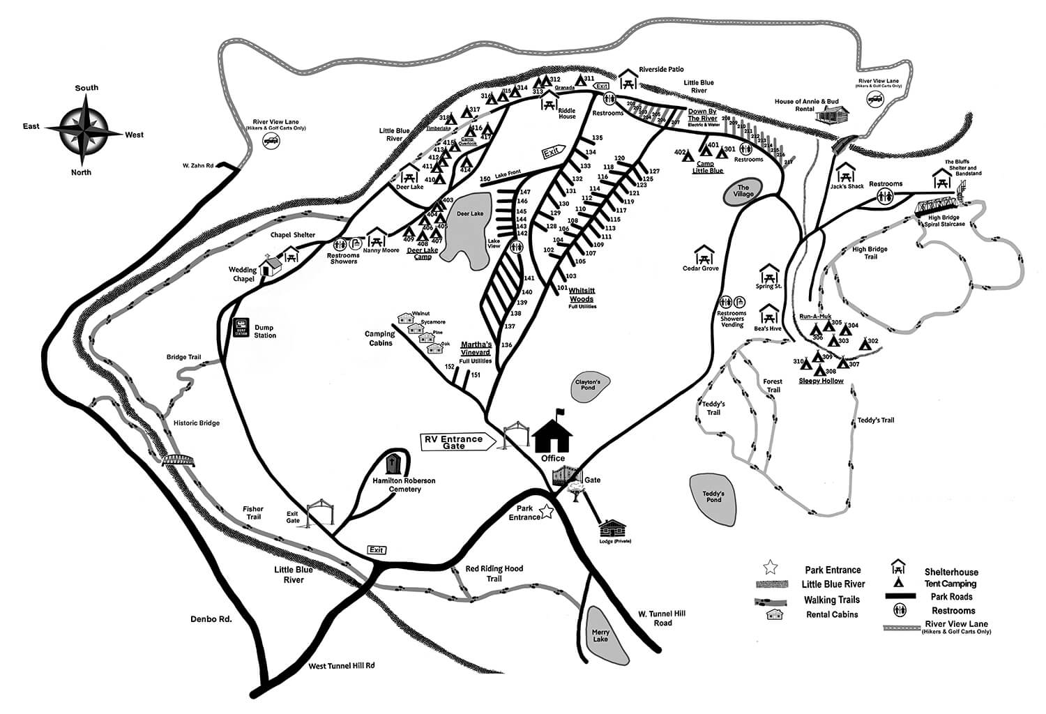 Sycamore Springs Park Map
